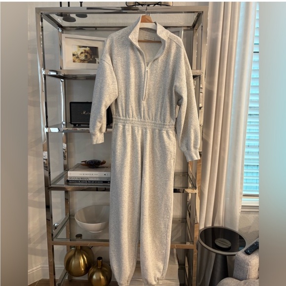Abercrombie & Fitch Fleece half zip jumpsuit - Picture 6 of 9
